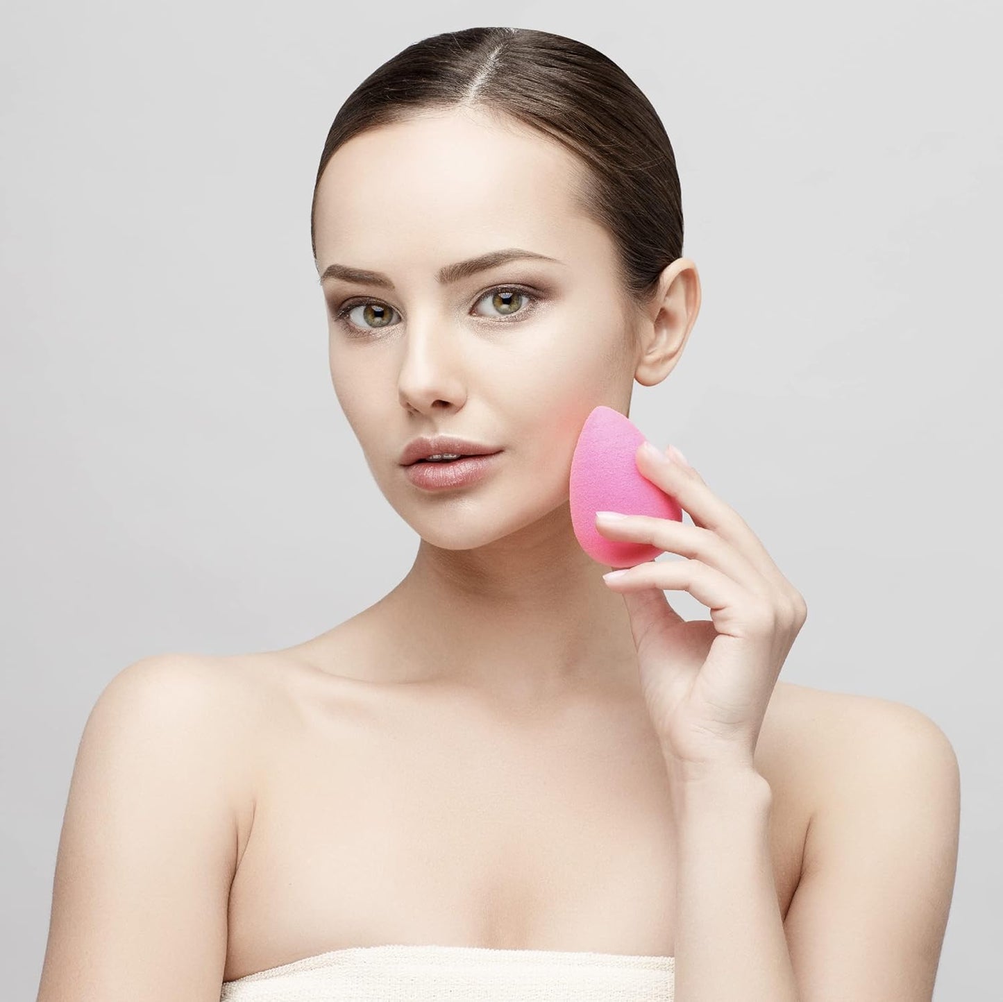 Premium Slant Beauty Sponge Blender, 4-Piece Makeup Sponge Set, Latex-Free, 100% Vegan & Cruelty-Free, Multi-Color